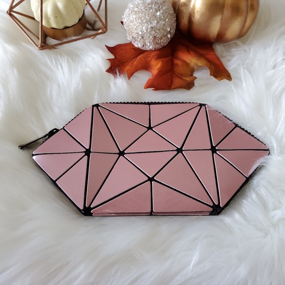 Handbags - Geometric boutique makeup bag